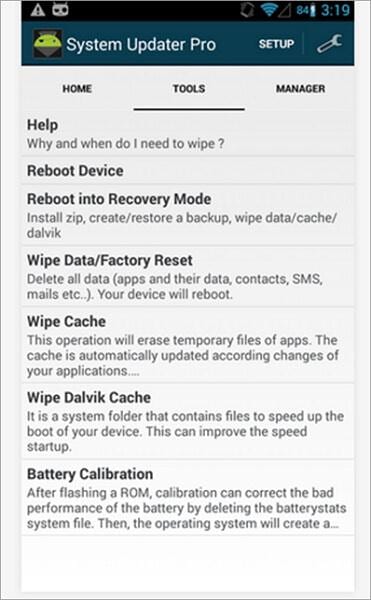 how to android firmware manager