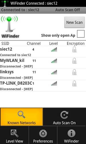 application gestionnaire android wifi