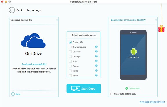 download fikes frome onedrive to android