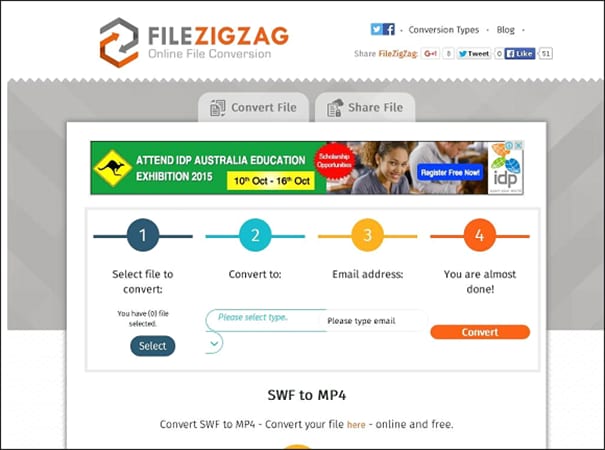 File Zig Zag SWF converter