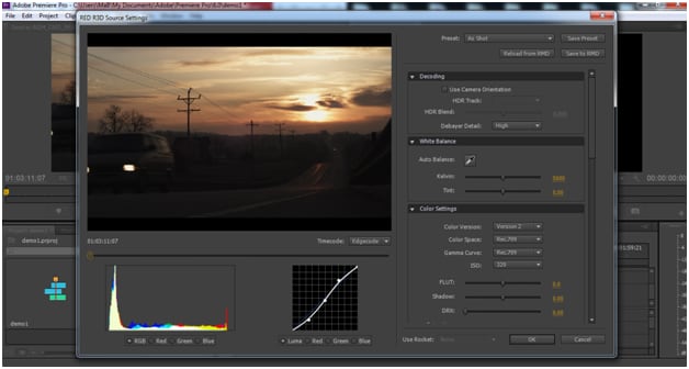 modifica 4k in Adobe Premiere