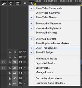 Adobe Premiere Shortcut
