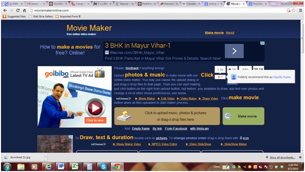 free online movie maker and download