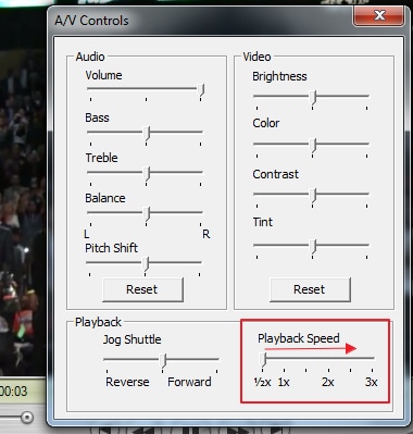 increase speed on quicktime player mac