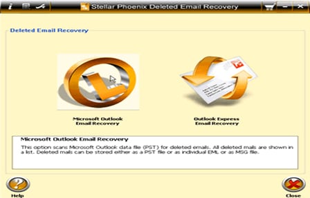 Stellar Phoenix Deleted email recovery