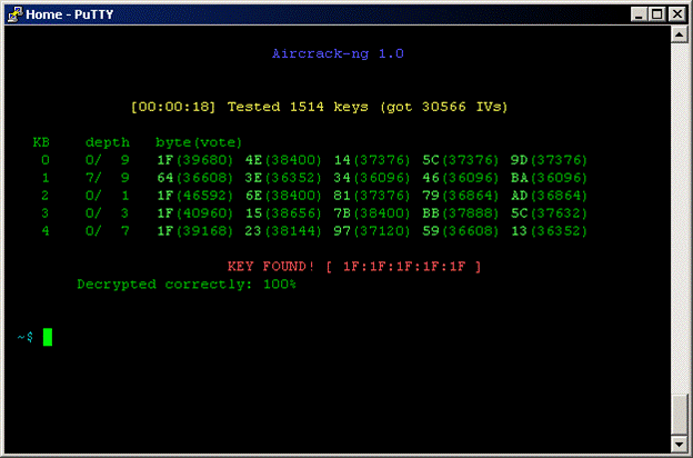 how to use aircrack to find out a network password