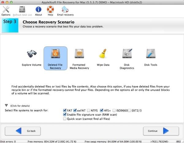 Data import utility mac book
