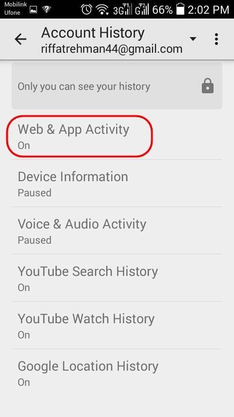 how to clear history from android phones 17