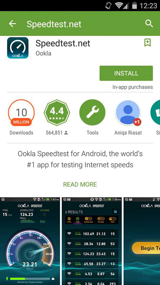 fast internet speed app for android