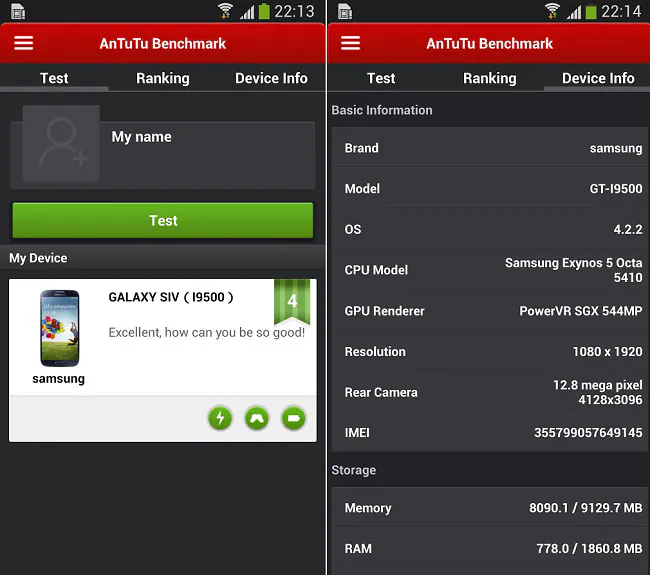 test your android’s speed using AnTuTu Benchmark app