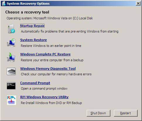 Windows Vista Hdd Recovery