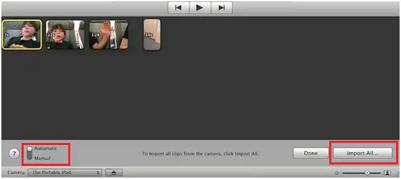 4 passos iMovie AVCHD