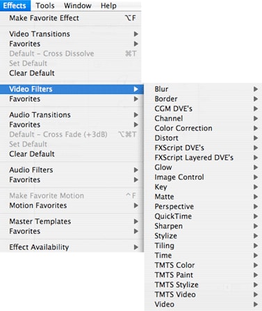 Wie man Filter zu Final Cut Pro auf dem Mac hinzufügt