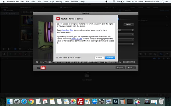 So exportieren Sie Videos aus Final Cut Pro auf Mac