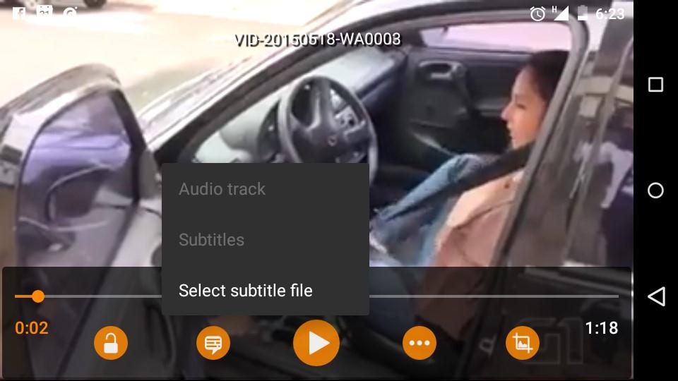 add subtitles in VLC android
