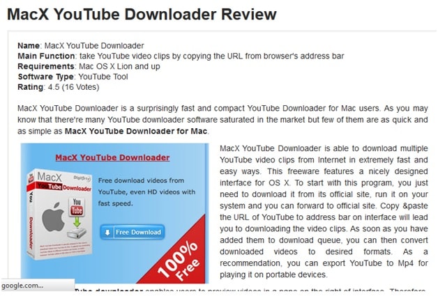 youtube download for mac review