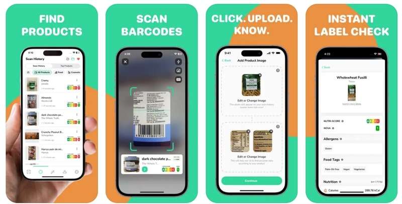 purecheck scan food application