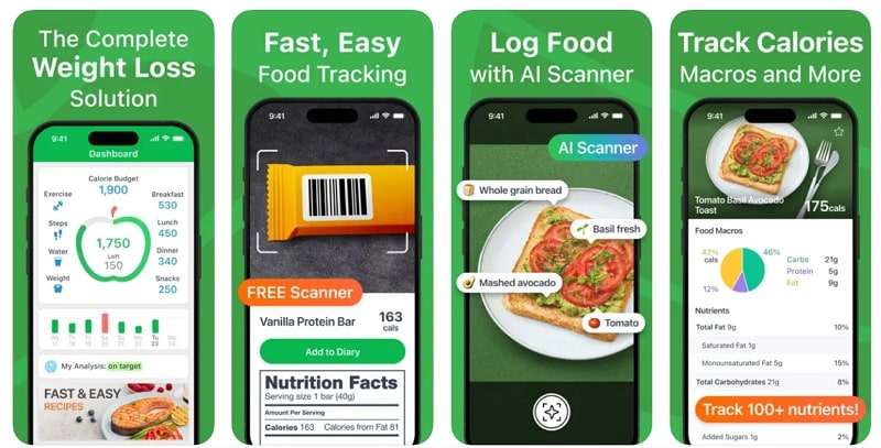 calorie counter food scanner app