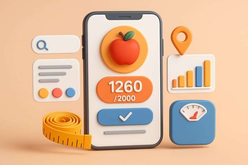 features of calorie app tracker