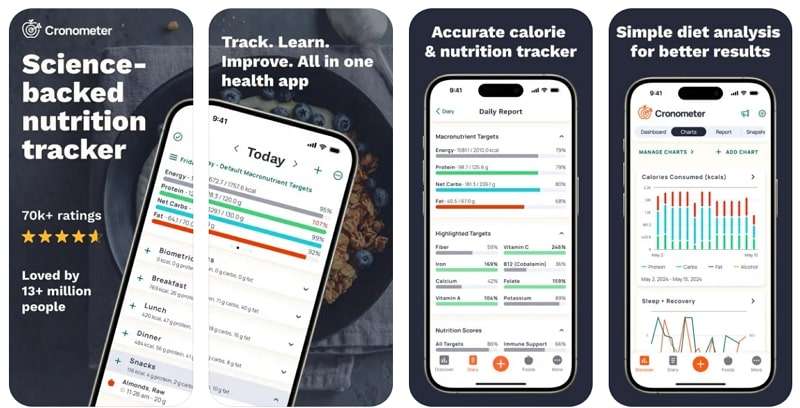 cronometer nutrient tracker app
