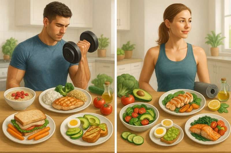 men and women diet