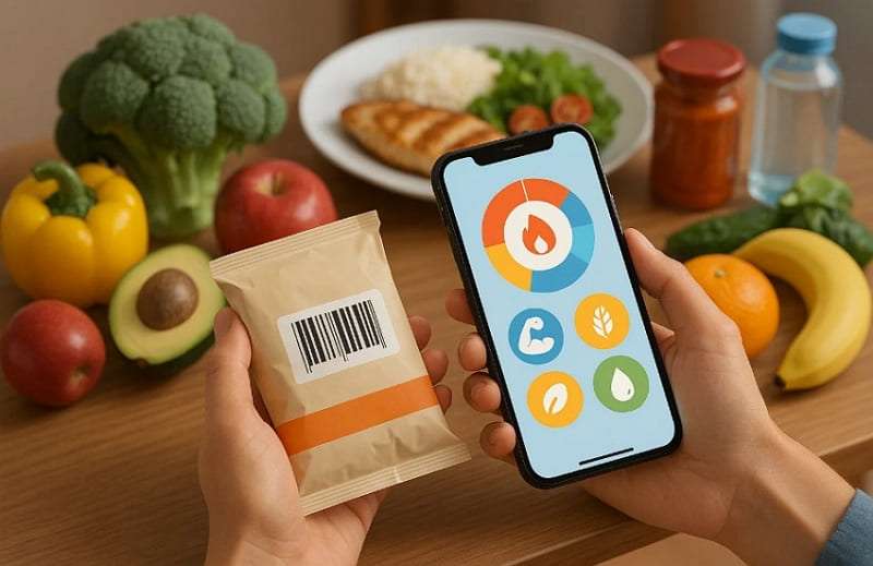 scan barcode to check calorie