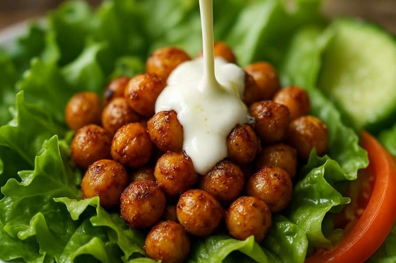 spicy chickpeas salad
