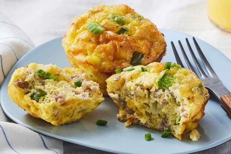 veggies egg muffin christmas healthy recipe