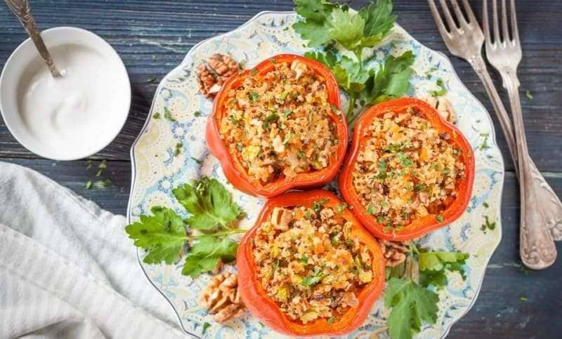 walnut stuffed peppers christmas healthy recipes