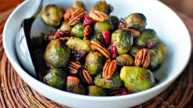 roasted brussles sprouts christmas healthy recipes