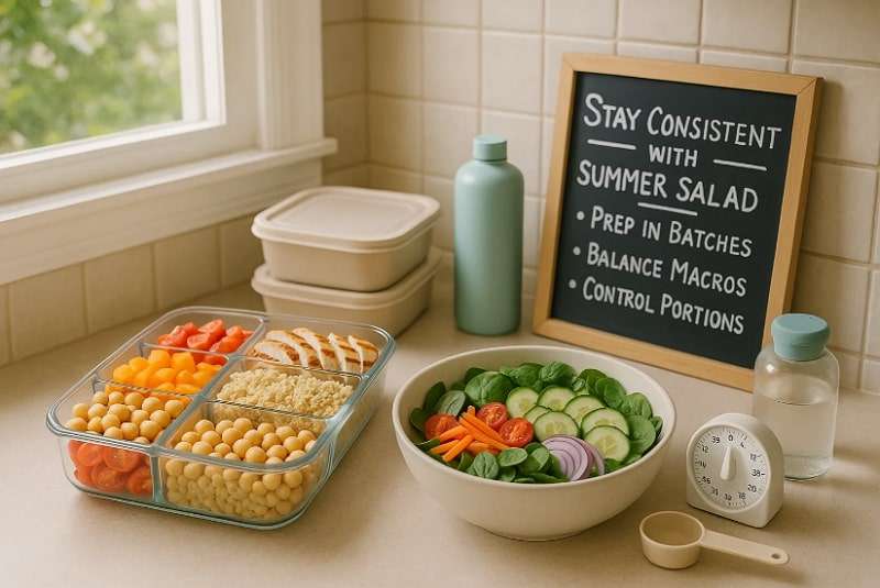 maintaining summer salads properly