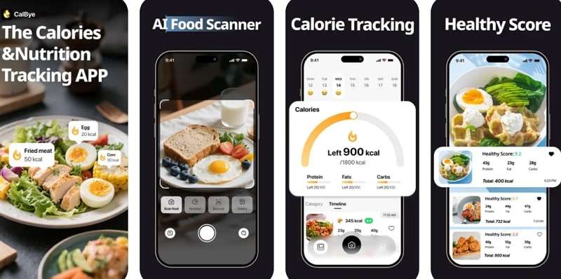 calbye food barcode scanner app