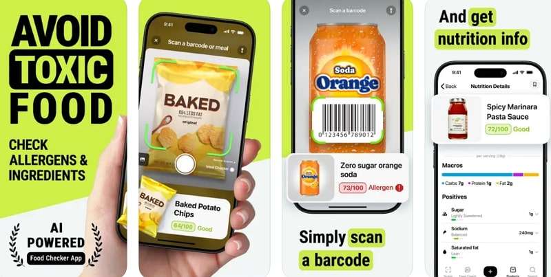 healthy barcode scanner app
