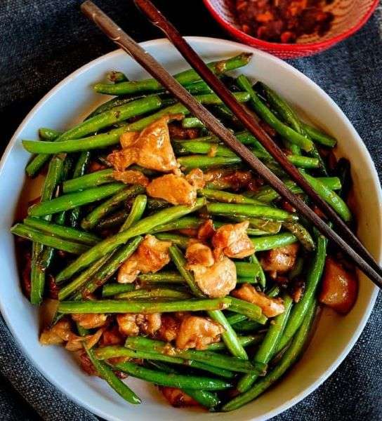 string bean chicken healthy takeaway food