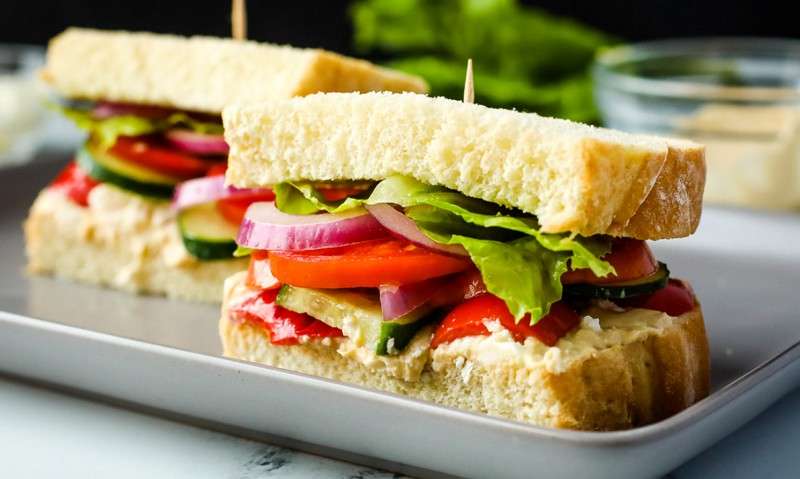 veggie sandwich healthy takeaway food