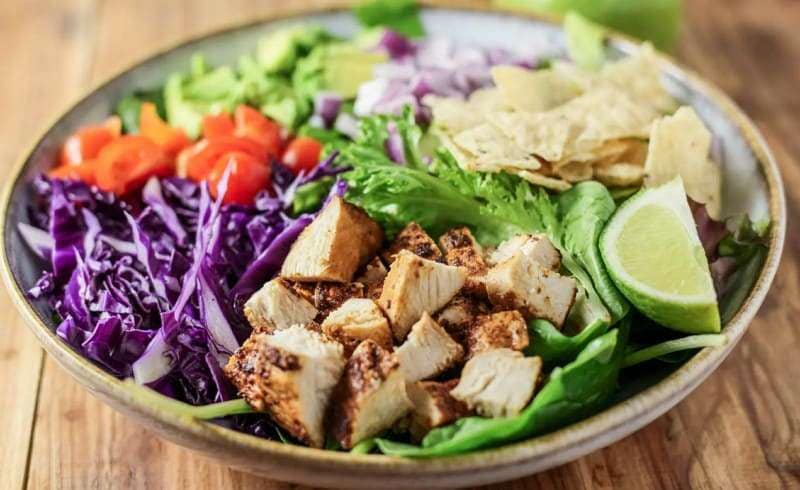 guacamole greens salad healthy takeaway