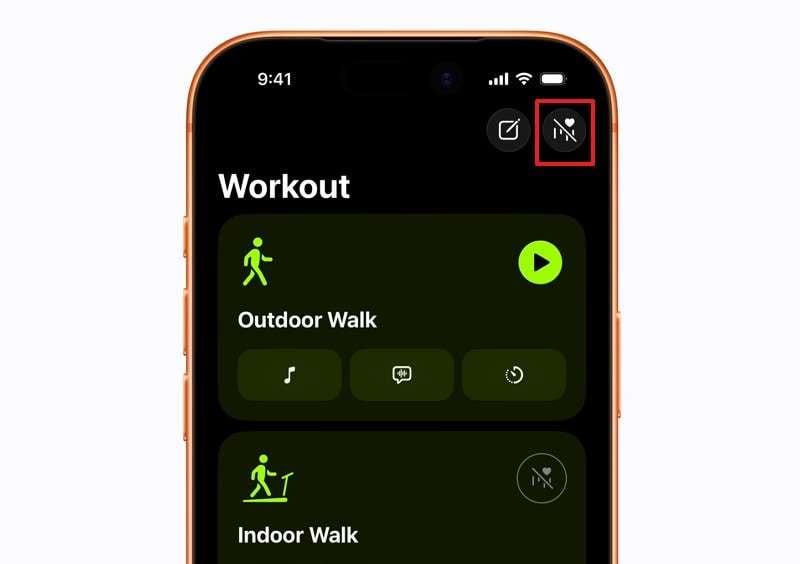 fitness app on iphone monitoring