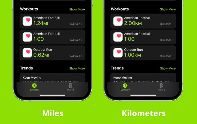fitness app iphone distance accuracy