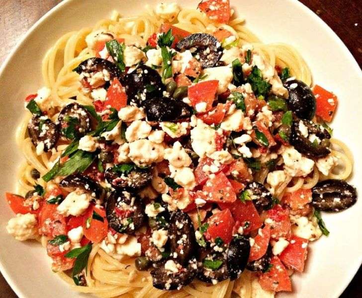 pasta calorie counts in dinner