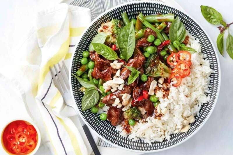 rice and veggies recipe lunch