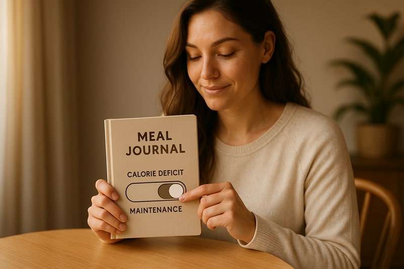 maintain a calorie deficit