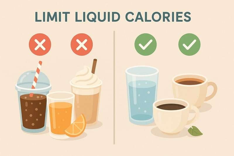 avoid sugary drinks in diet