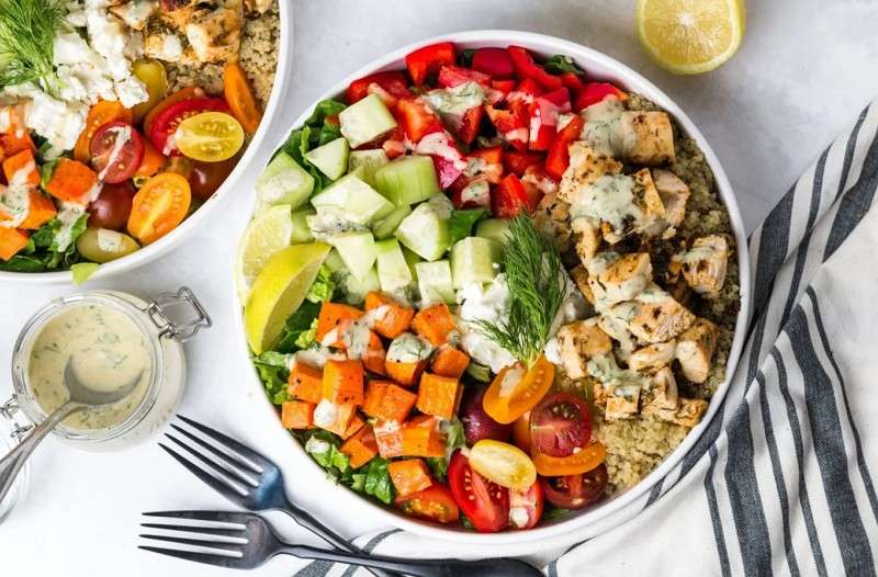 chicken bowl in intermittent fasting