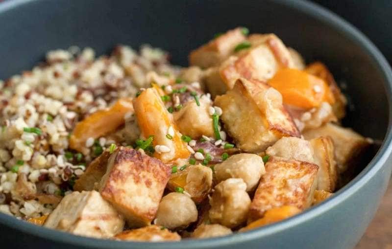stir fry tofu in intermittent fasting