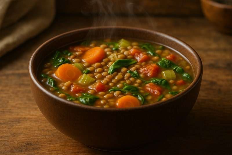 lentil and vegetable soup