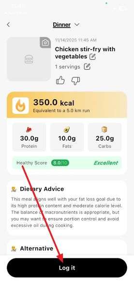 examine report and log it