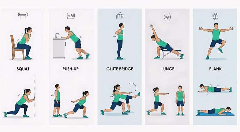 body weight resistance circuit