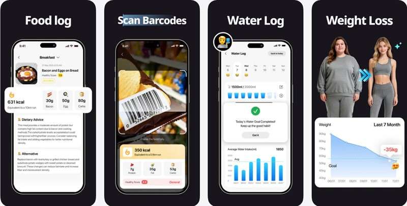 app to track low cal takeaway