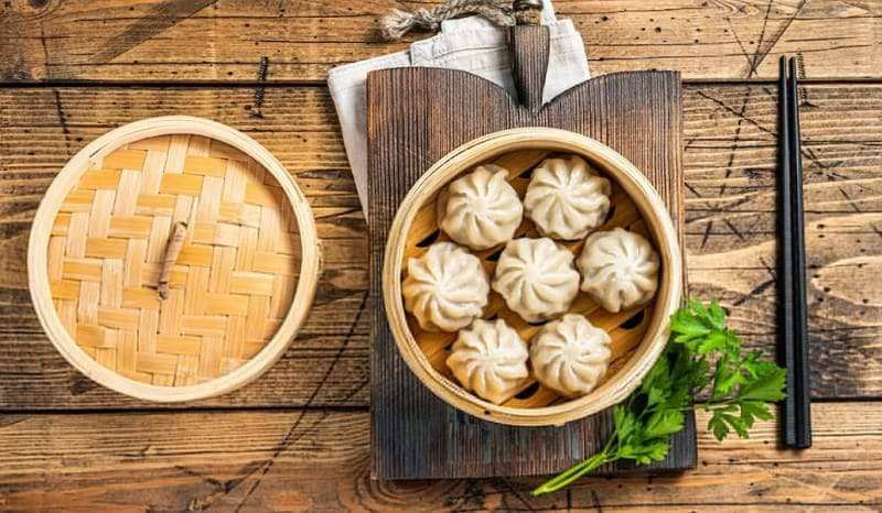 steamed dumplings low calorie chinese food