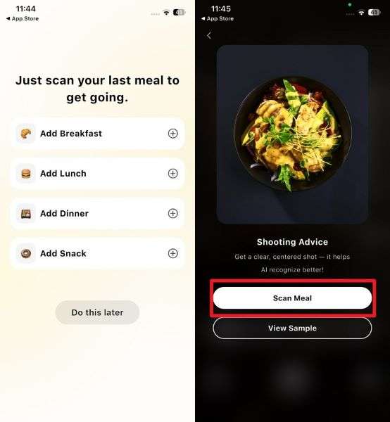 scan the chinese food